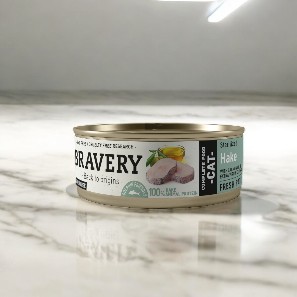 Bravery hake sterilized cat wet food 70 gr